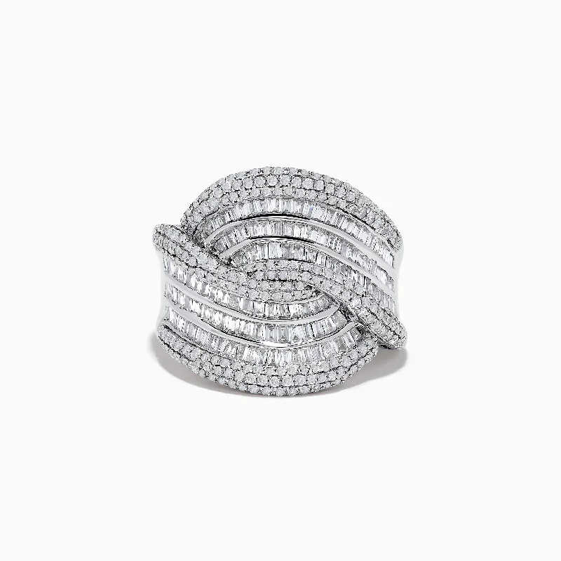 14K White Gold Diamond Ring