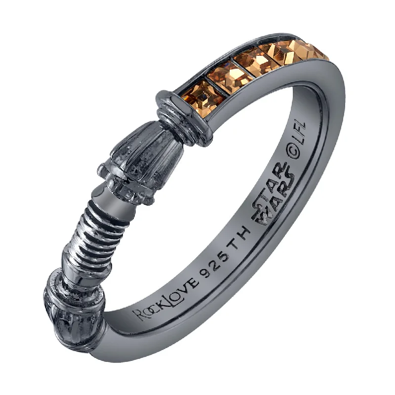 Star Wars X RockLove Rey Crystal Lightsaber Ring