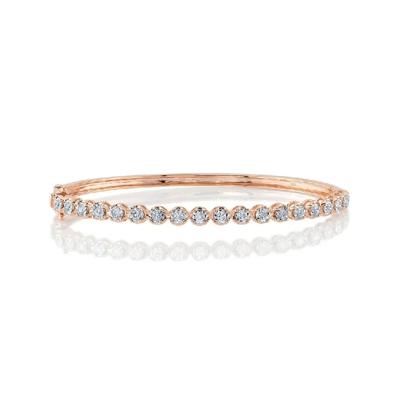 Shy Creation Diamond Bangle Bracelet