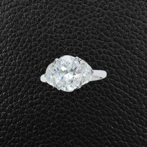 Oval Diamond Engagement Ring