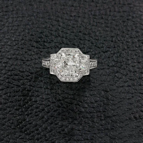 Radiant Diamond Engagement Ring