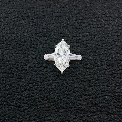 Marquise Diamond Engagement Ring