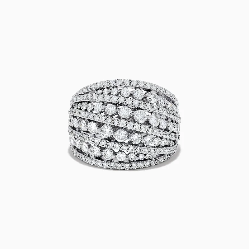 14K White Gold Diamond Ring