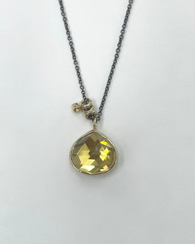 Jamie Joseph Rose Cut Citrine Necklace