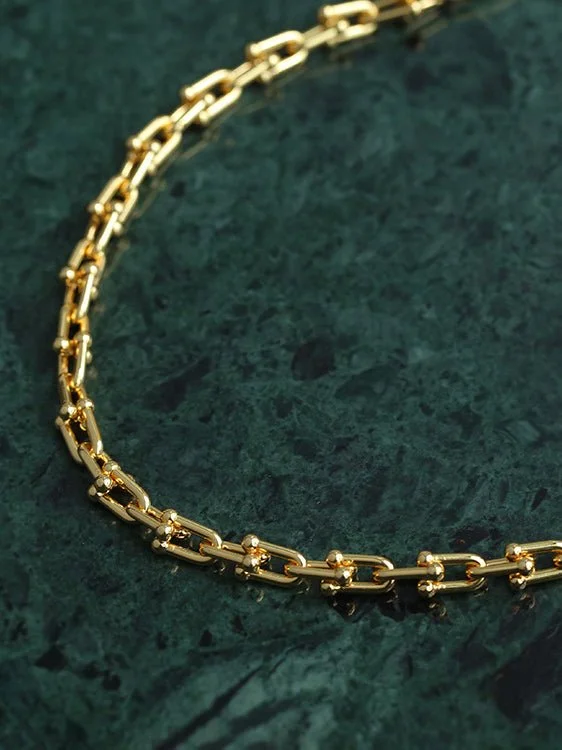 U-shaped Thick Chain Necklace