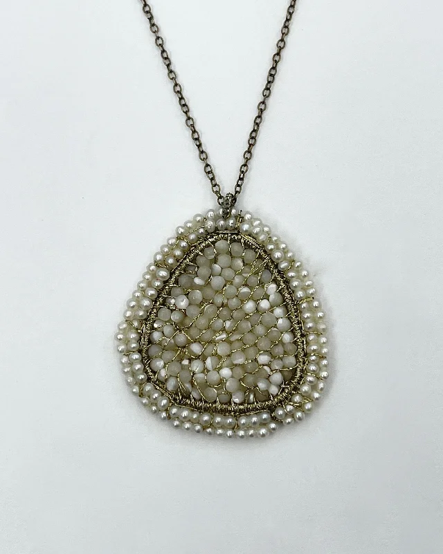 Danielle Welmond Seed Pearl Necklace