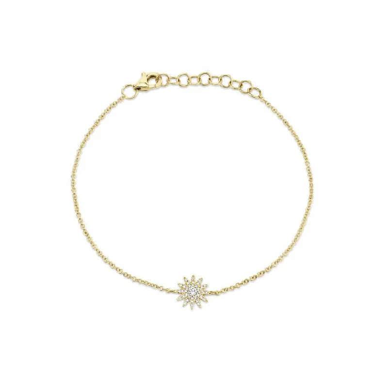 Shy Creation Diamond Starburst Bracelet