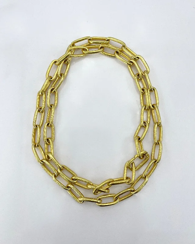 Vaubel Designs Small Oval Link Chain Necklace