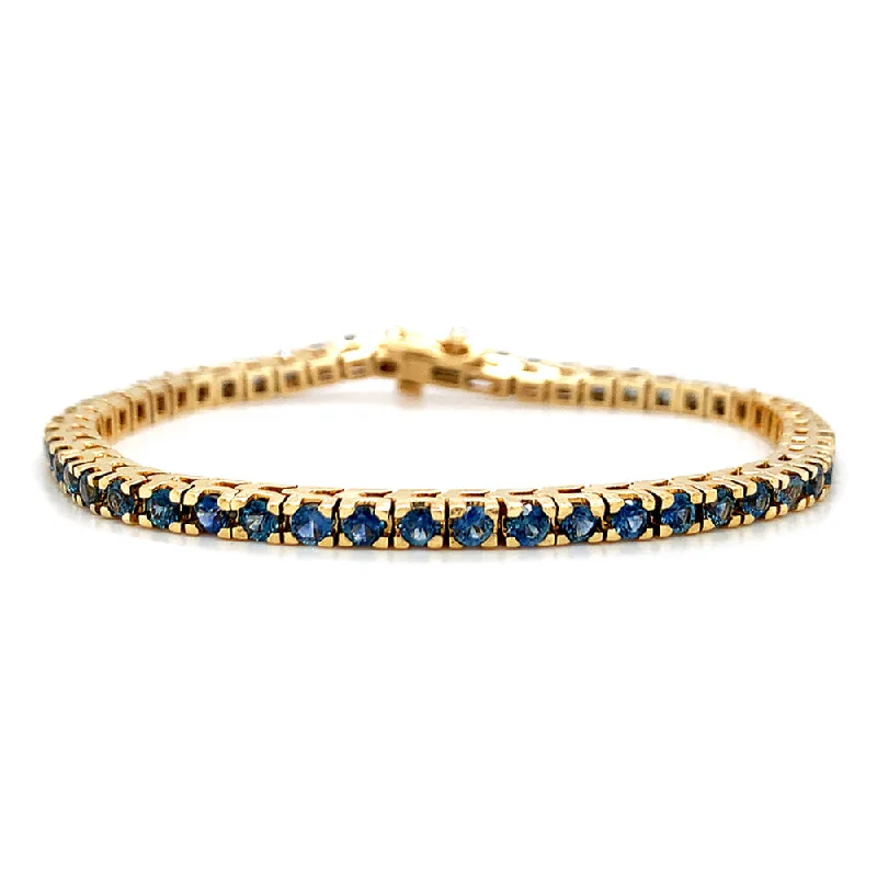 Yogo Sapphire Tennis Bracelet - "Yogo Bliss"