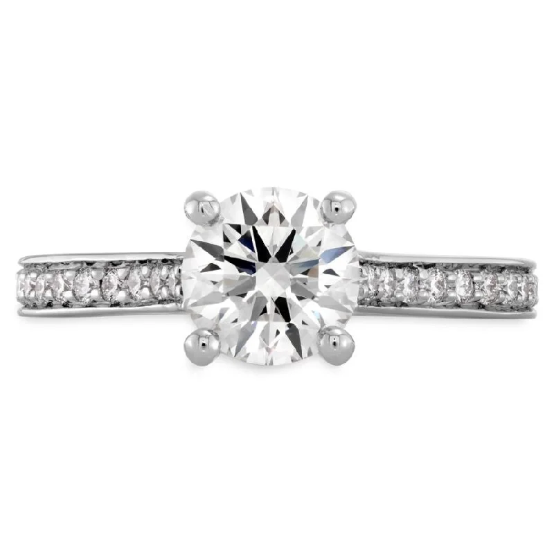 18ct white gold Enticement Channel Engagement Ring