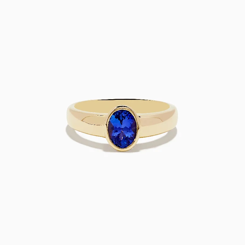 Nahla Siri 14K Yellow Gold Tanzanite Ring