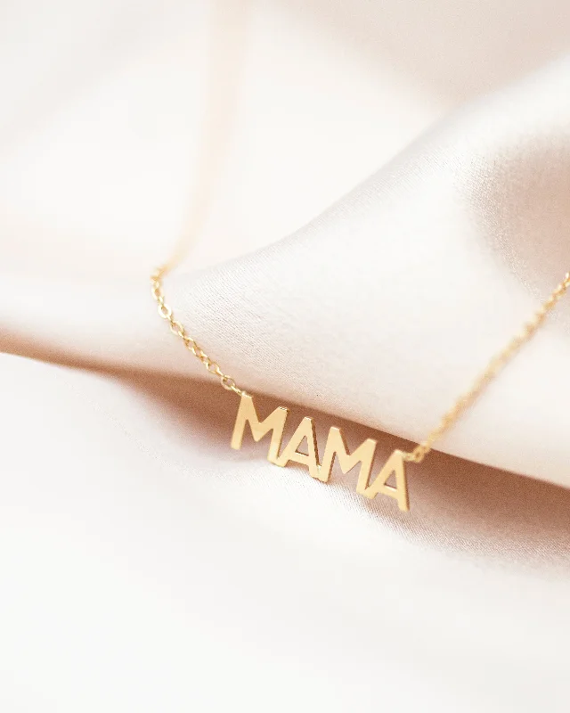 14k MAMA Necklace