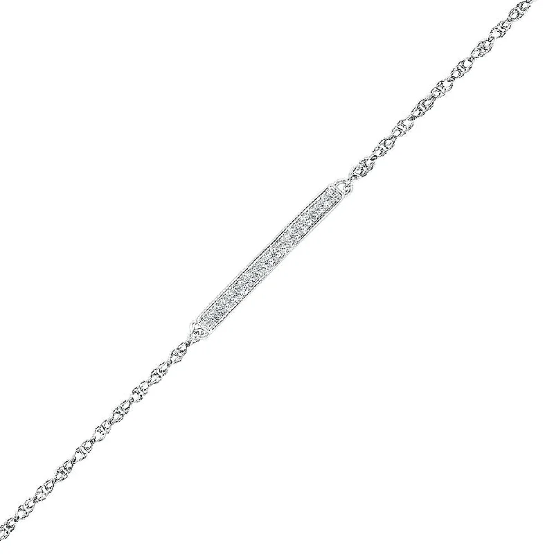 Diamond Bar Bracelet