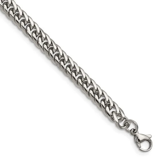 Double Curb Chain Bracelet for Men